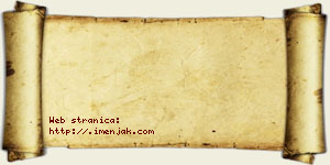 Anđelija Obrenović vizit kartica